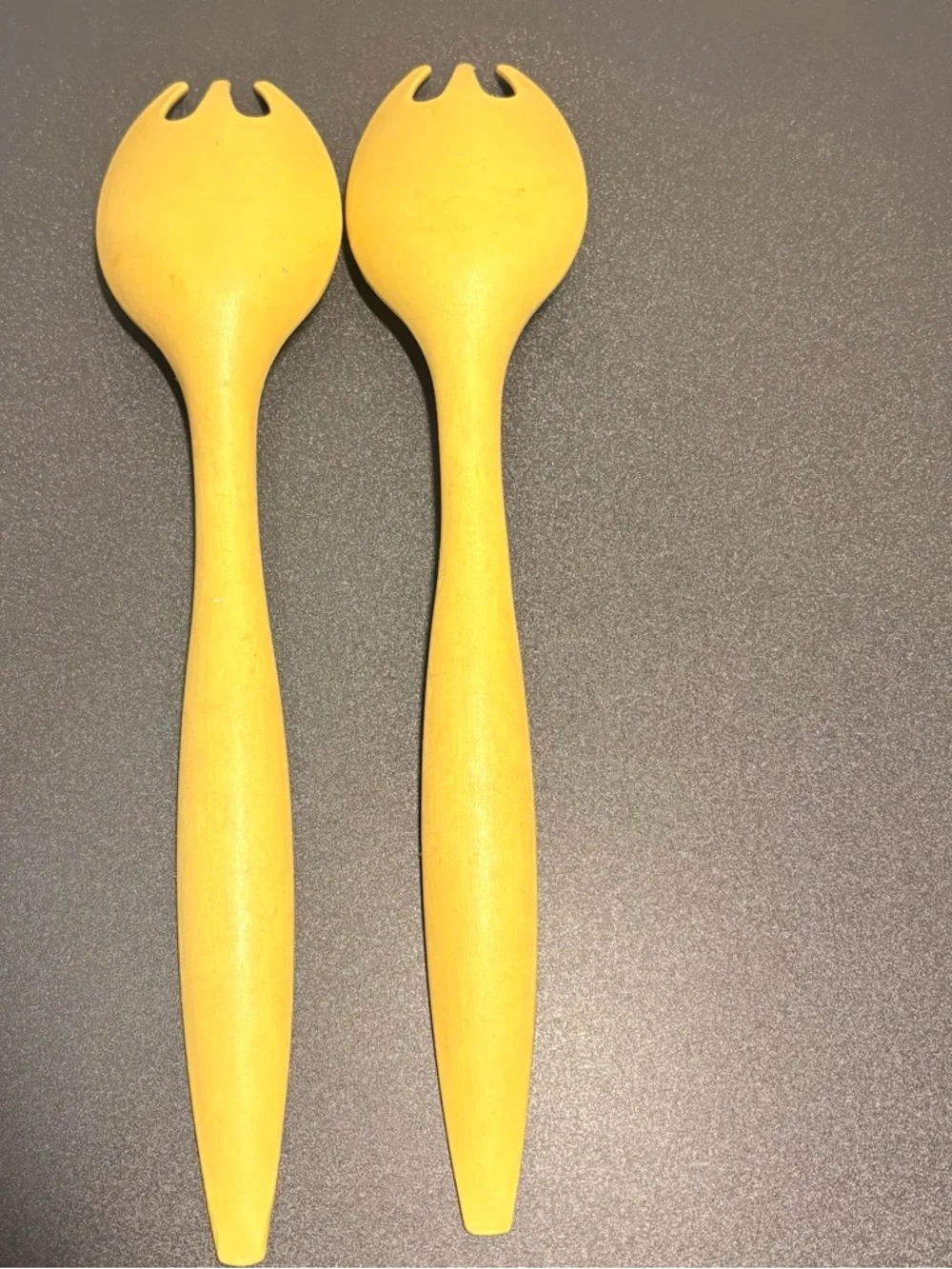 Vintage Tupperware utensils‎ Salad Servers with baller & 🍊 peeler
